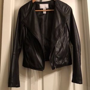 BAR III Black Moto Jacket